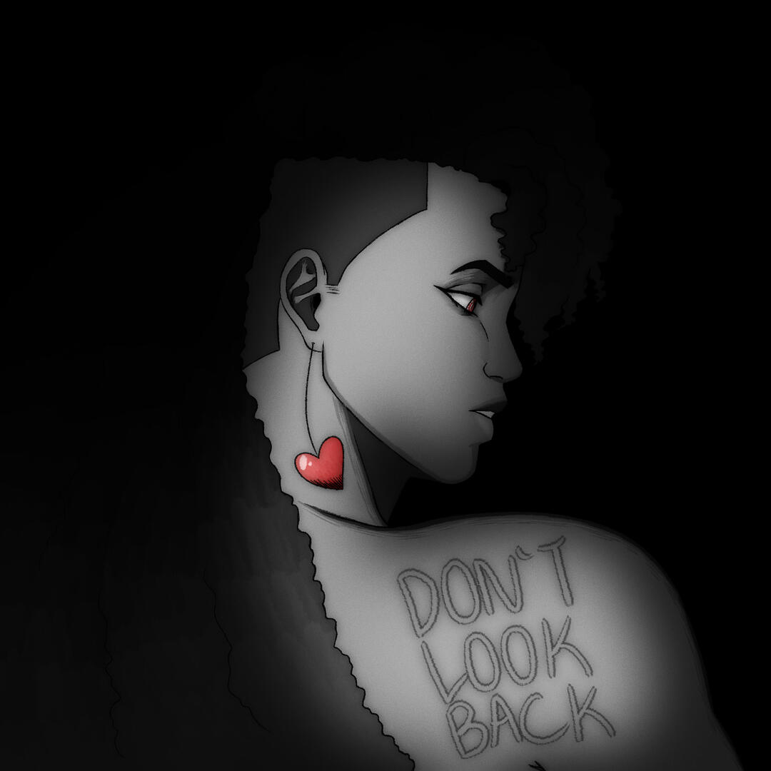 DON'T LOOK BACK ALBUM COVER | Atlas, Original Character