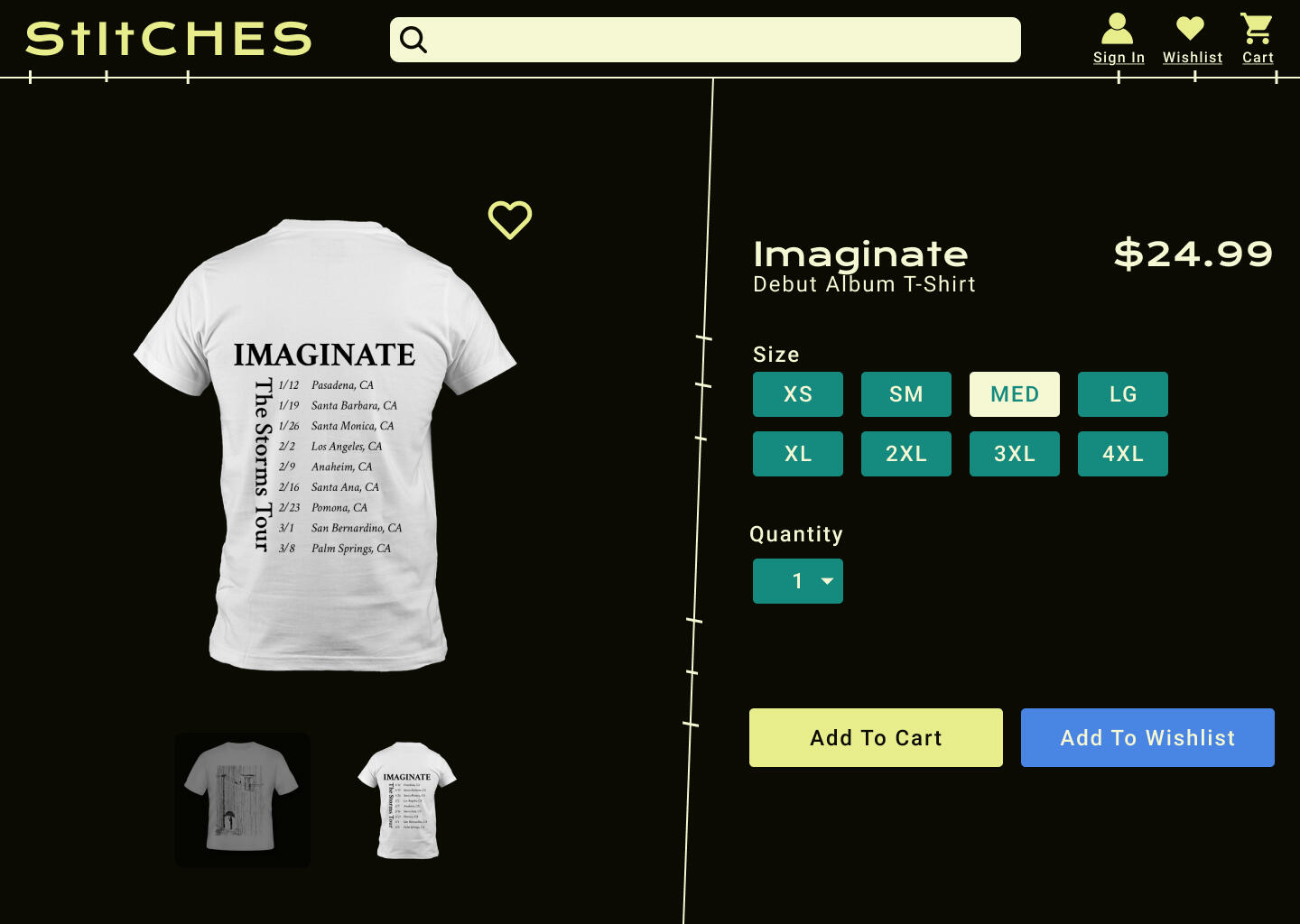 Imaginate Shirt - Back